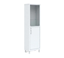 Шкаф медицинский ТОО "Альфа Плюс" ШМ-1101, 40х40х170 см, белый